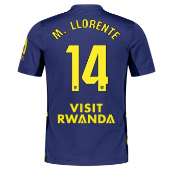 Billige Fotballdrakt Atletico Madrid Marcos Llorente #14 Replika Bortedrakt 2025-26 Kortermet